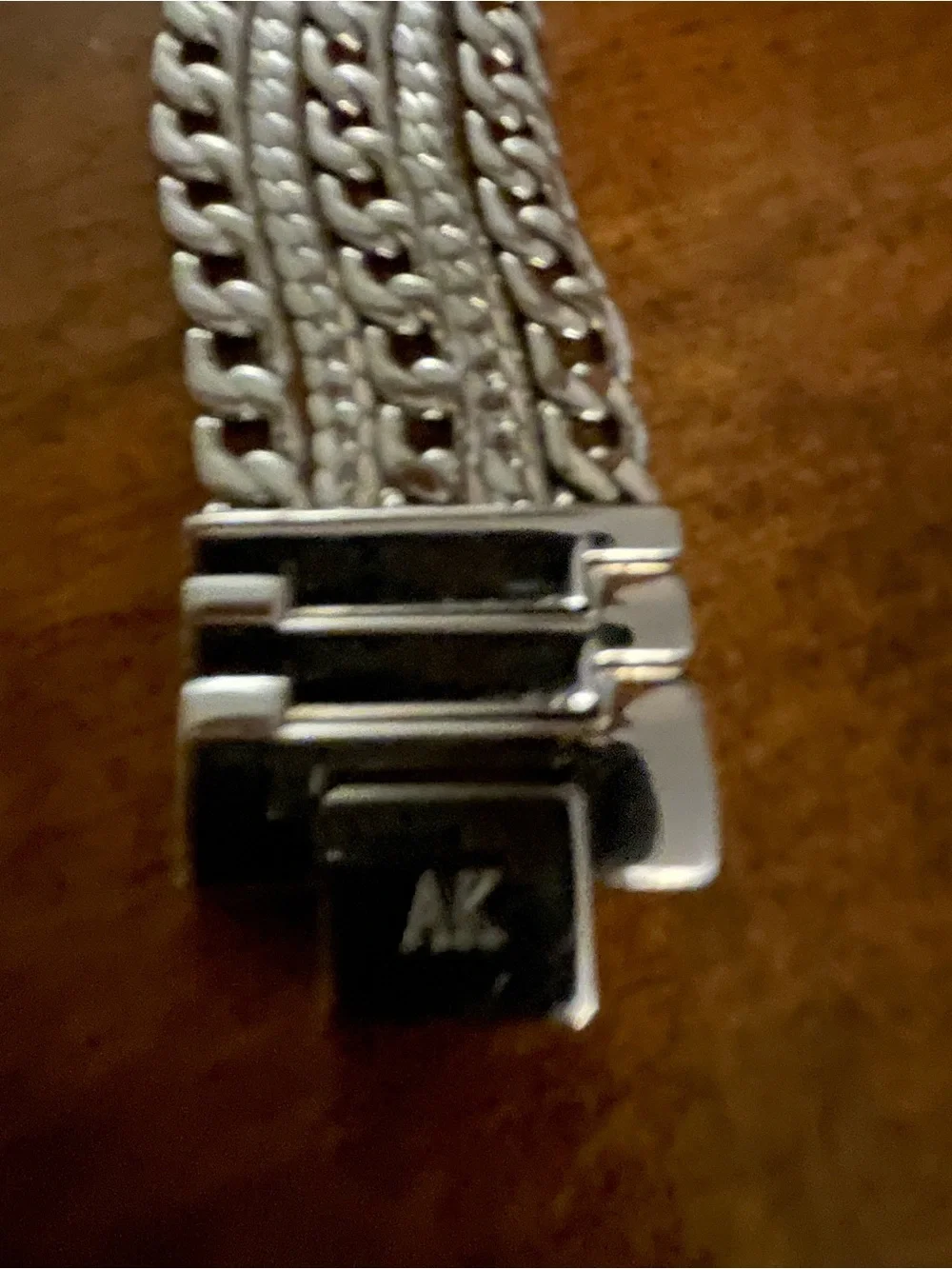 Silver Multi-Chain Bracelet Watch